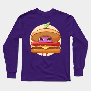 Purple Burger Pikmin Long Sleeve T-Shirt